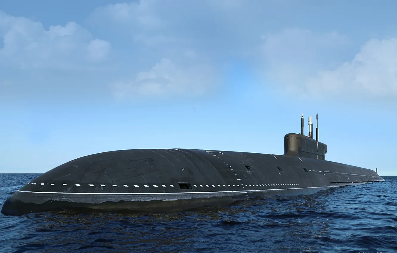 Photo wallpaper submarine, atomic, Boreas A