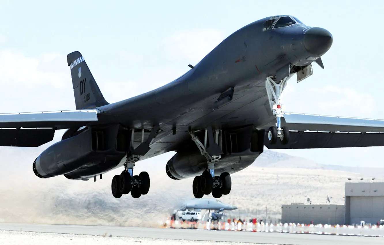 Photo wallpaper Lancer, B-1, Rockwell