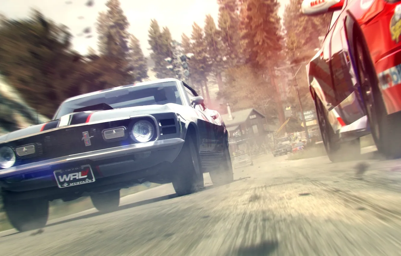 Photo wallpaper road, race, speed, machine, Grid 2