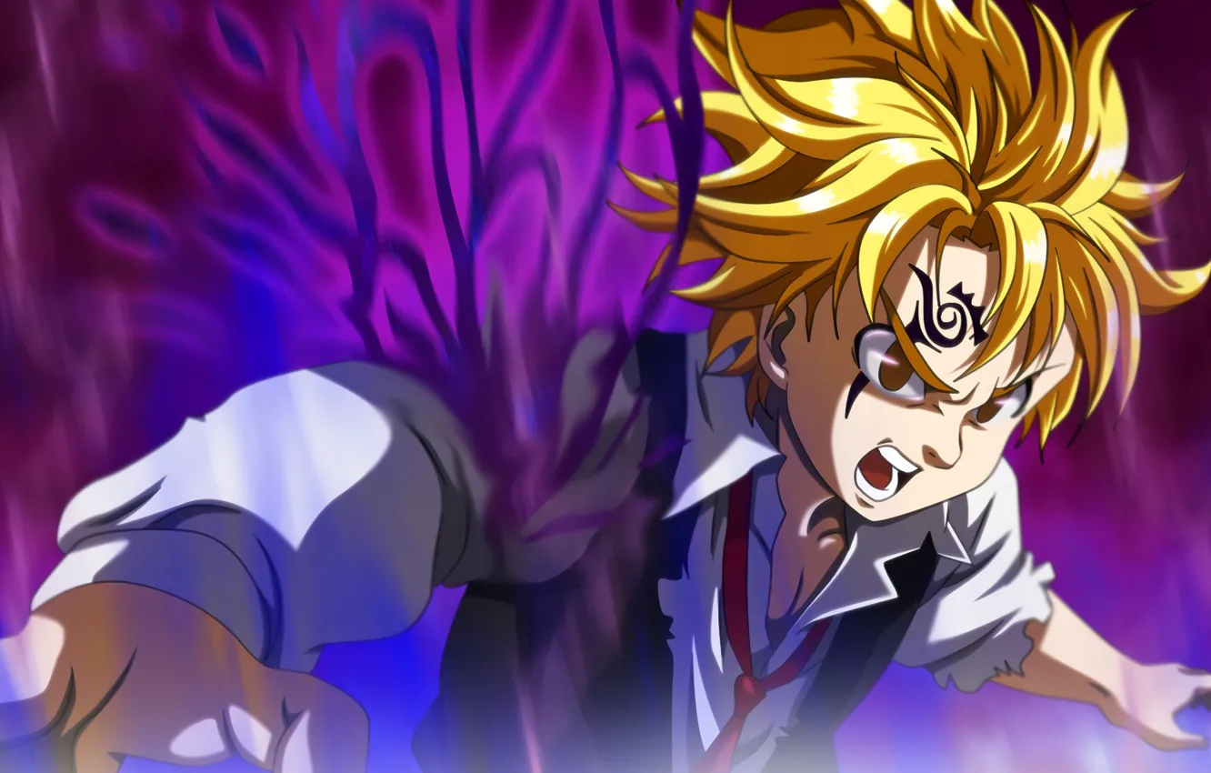 Photo wallpaper anger, Nanatsu no Taizai, The seven deadly sins, Melides