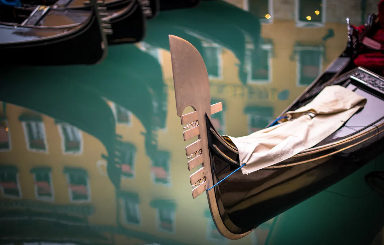 Photo wallpaper Venice, photo, photographer, gondola, Venice, Jamie Frith