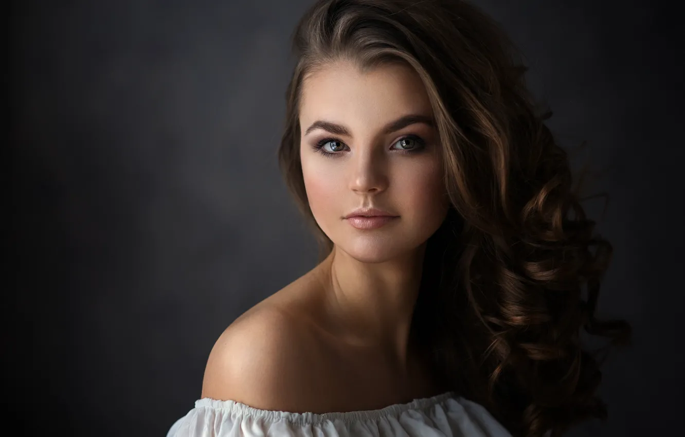 Photo wallpaper girl, portrait, Kate, photographer Dennis Drozhzhin