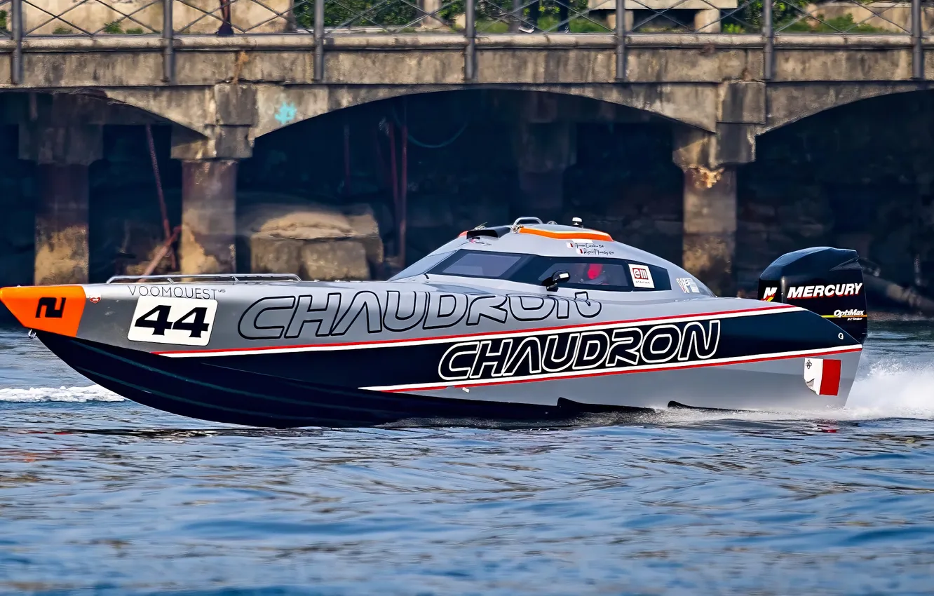 Photo wallpaper race, boat, speed