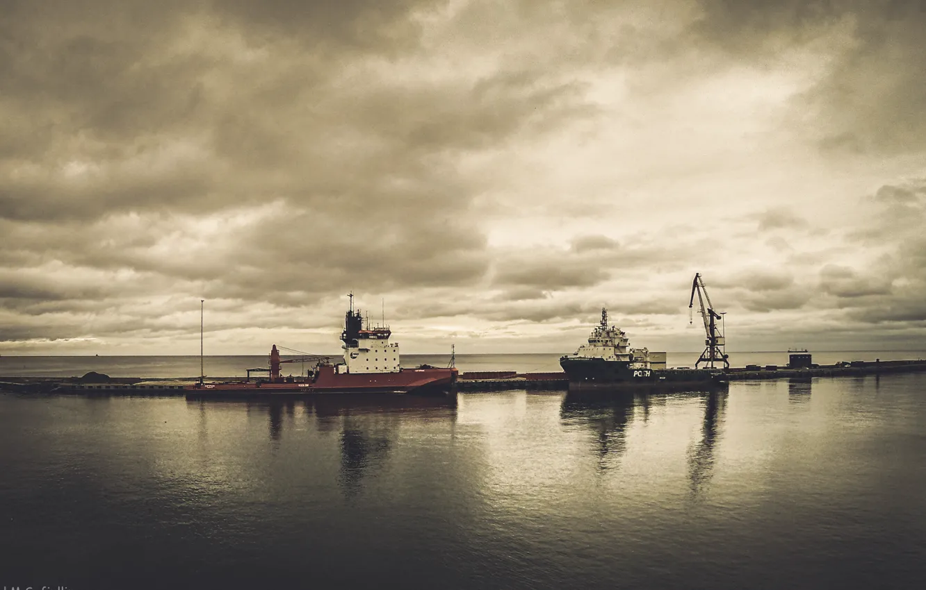 Photo wallpaper The ship, ship, posh, oilandgas, supplyvessel, offshorevessel, anchorhandling, M.Safiullin