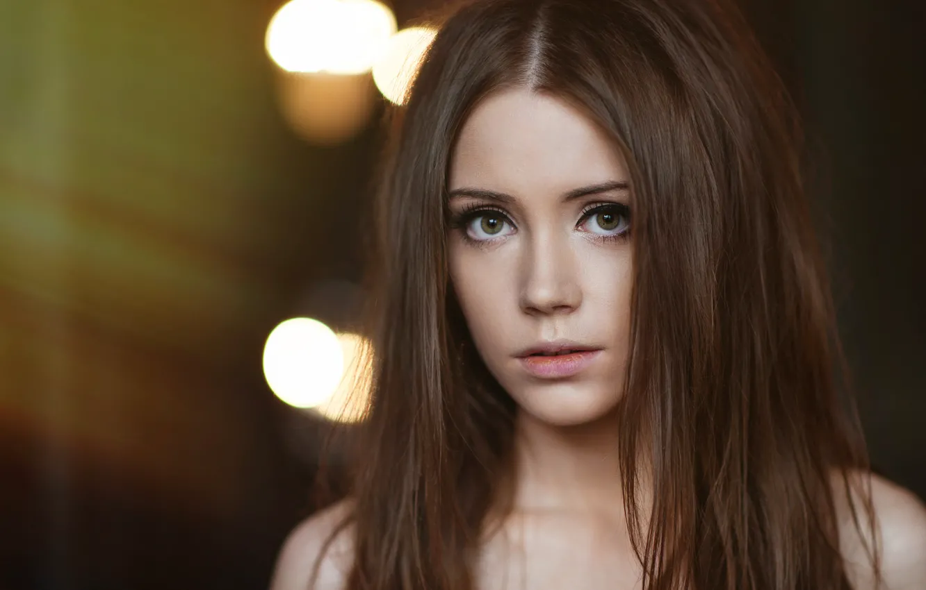Photo wallpaper eyes, girl, Xenia Kokoreva