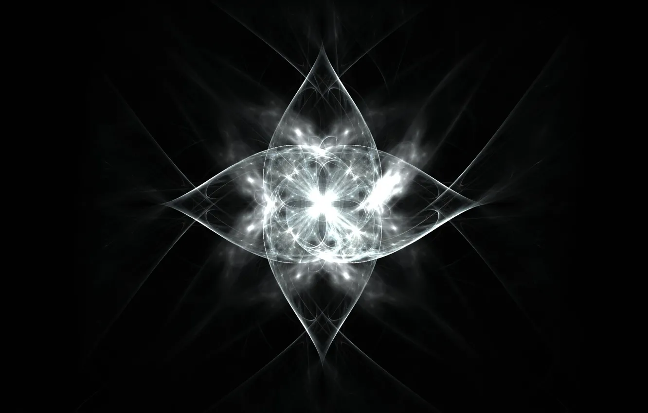 Photo wallpaper line, pattern, glow, figure, fractal pattern