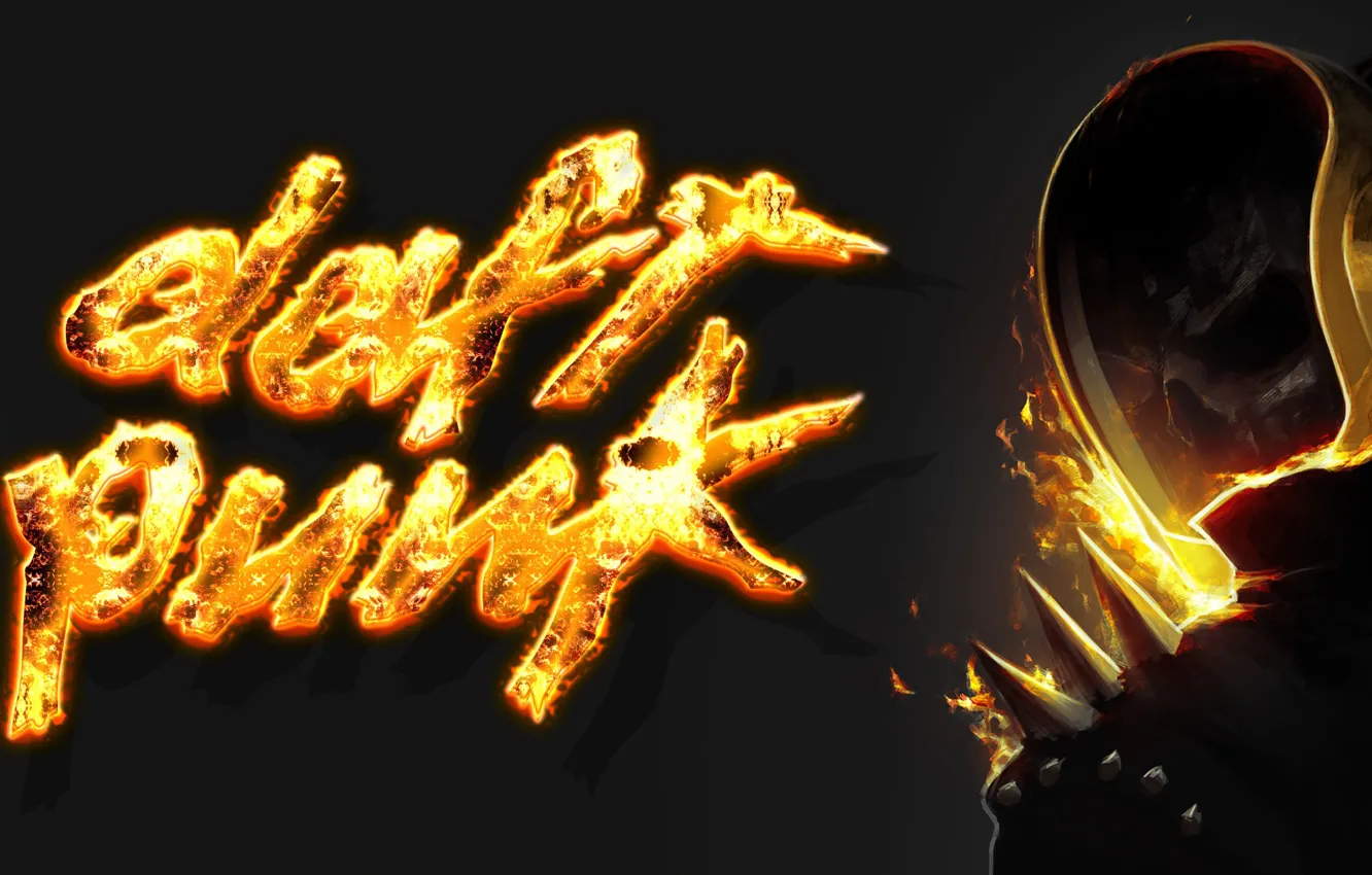 Photo wallpaper lights, music, mask, Daft Punk, Daft Punk, Guy Manuel de Homem Christo, Guy Manuel