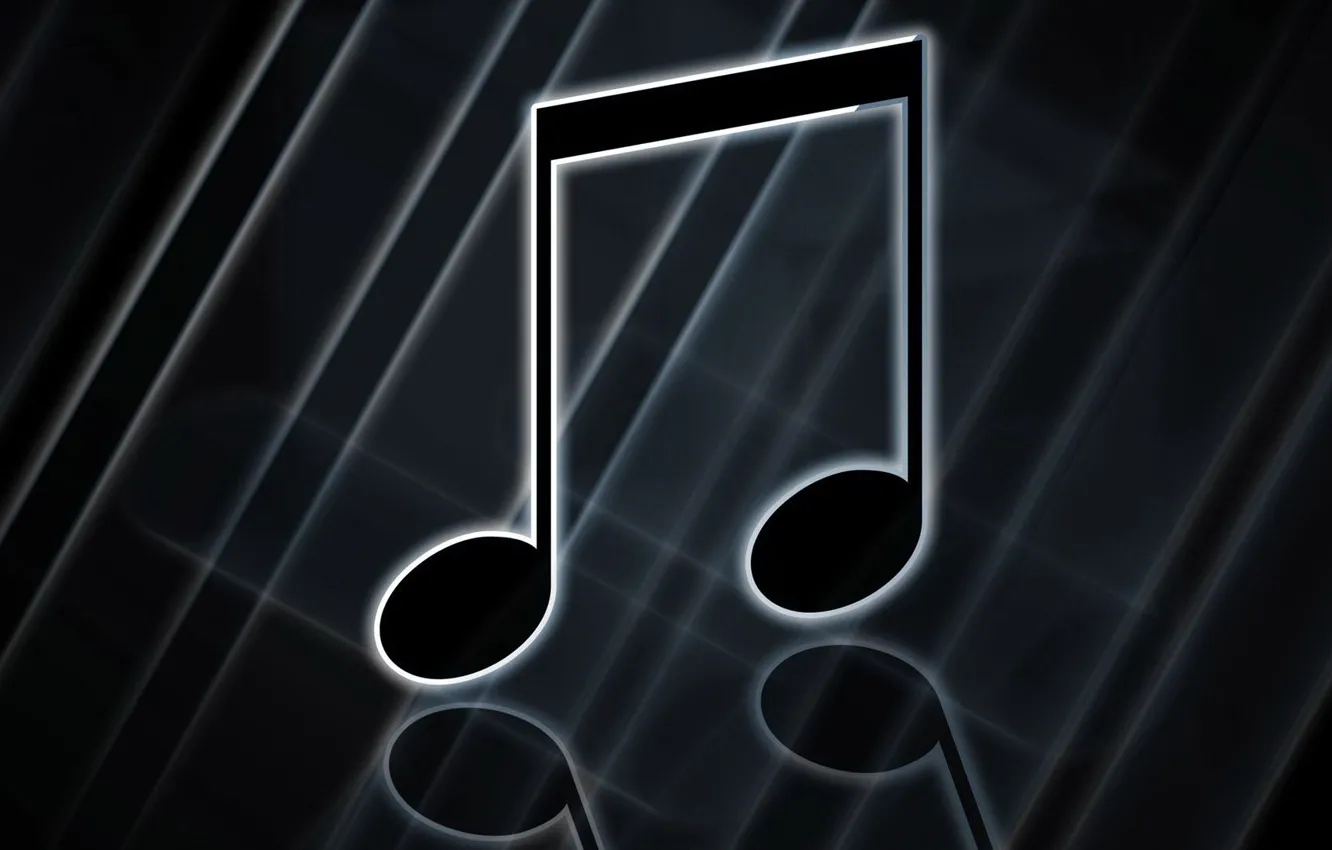 Photo wallpaper notes, music, sound