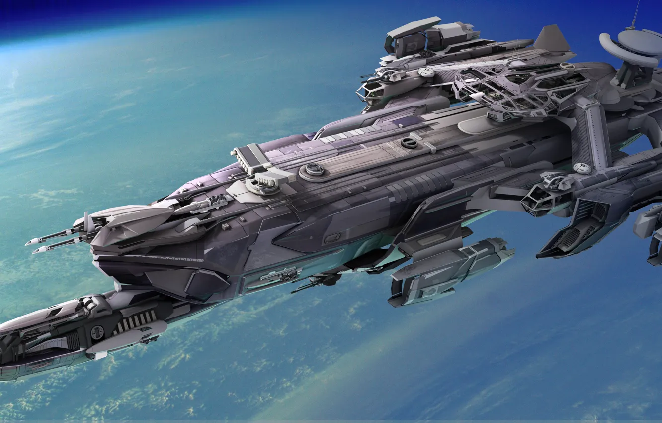Photo wallpaper starship, Star Citizen, Aegis Idris