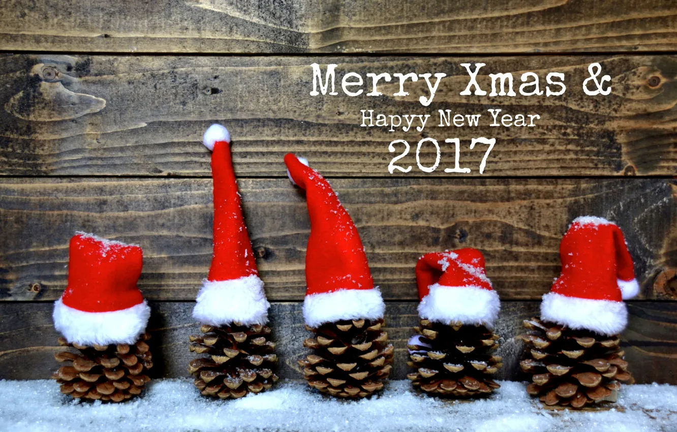 Photo wallpaper new year, Christmas, bumps, merry christmas, Xmas, decoration, 2017