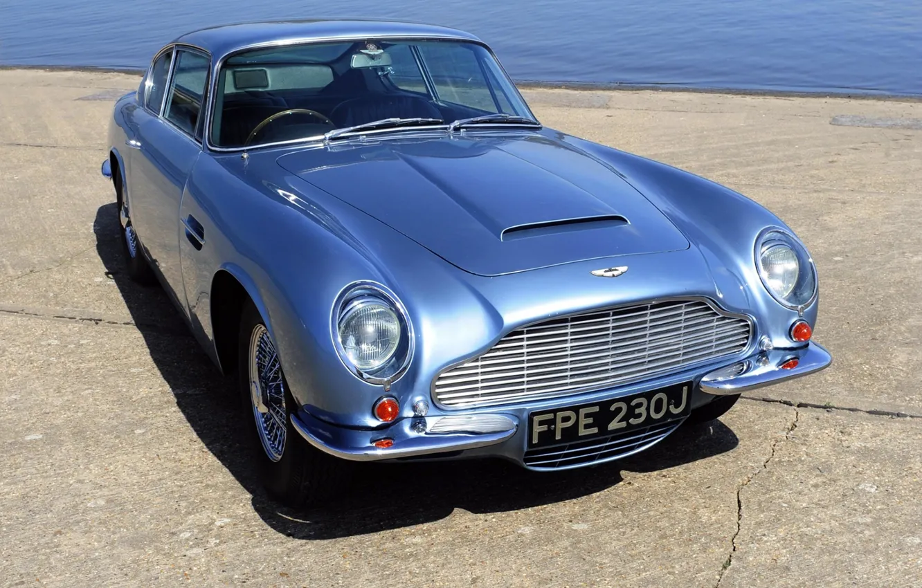 Photo wallpaper Aston Martin, 1969, the front, Aston Martin, DB6