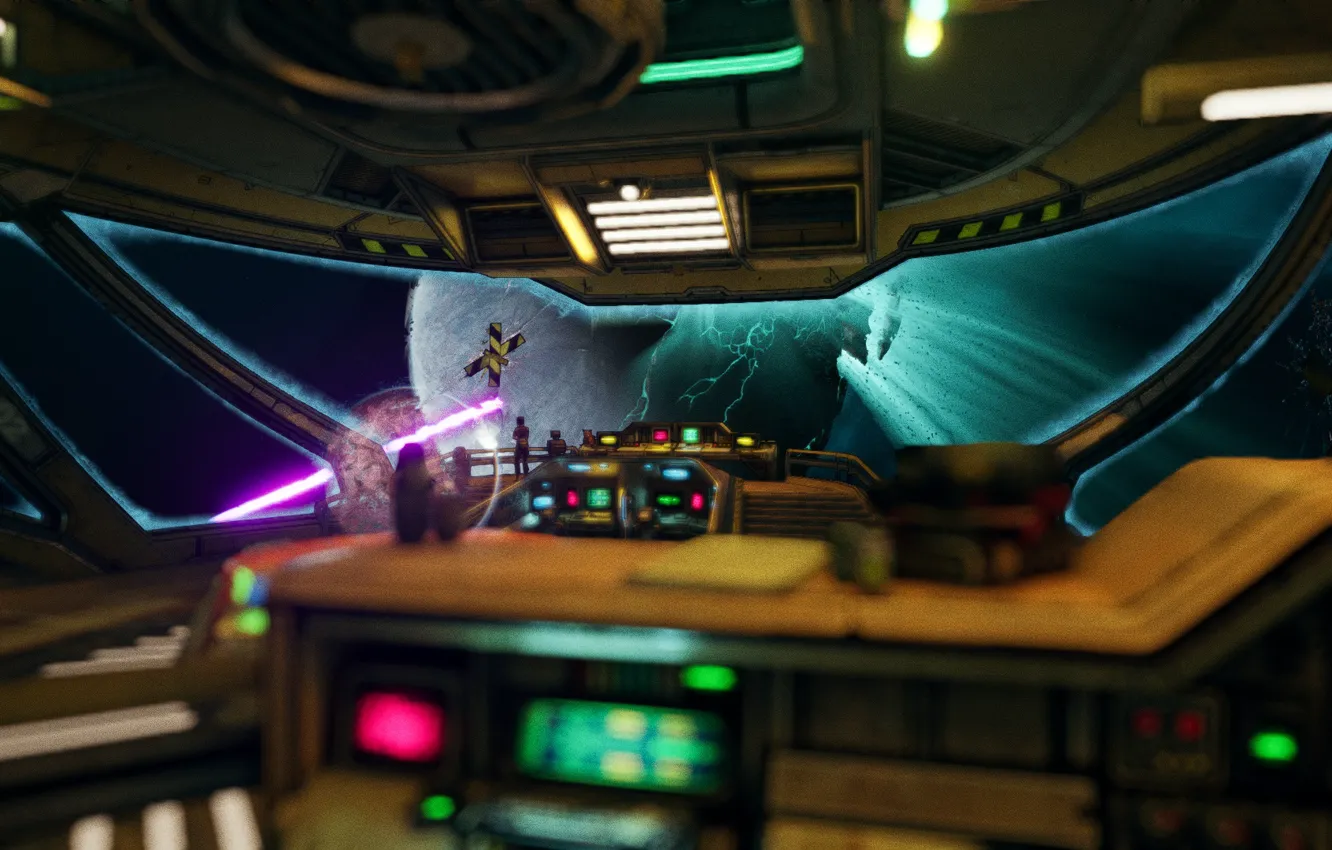 Photo wallpaper pandora, ship, Borderlands 3