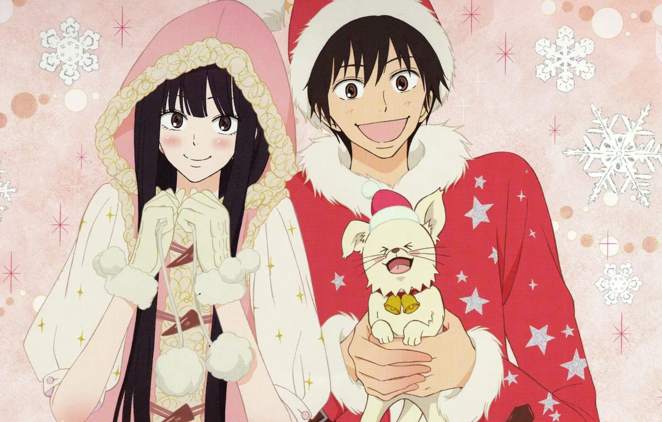 Photo wallpaper winter, Kimi ni Todoke, To reach you, Sawako Kuronuma, Pedro Martinez, Shota Kazehaya