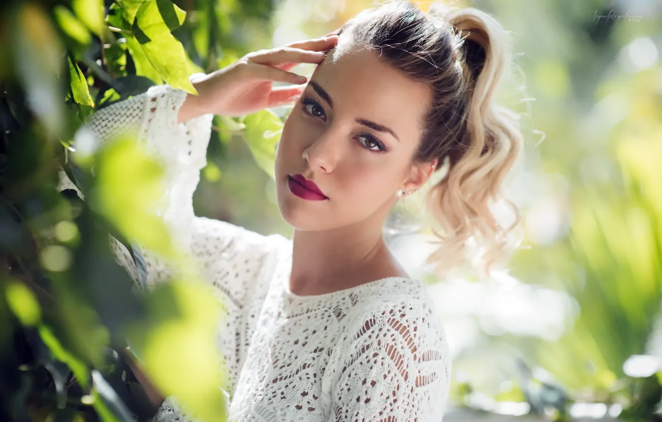 Photo wallpaper girl, portrait, Nadia Burra