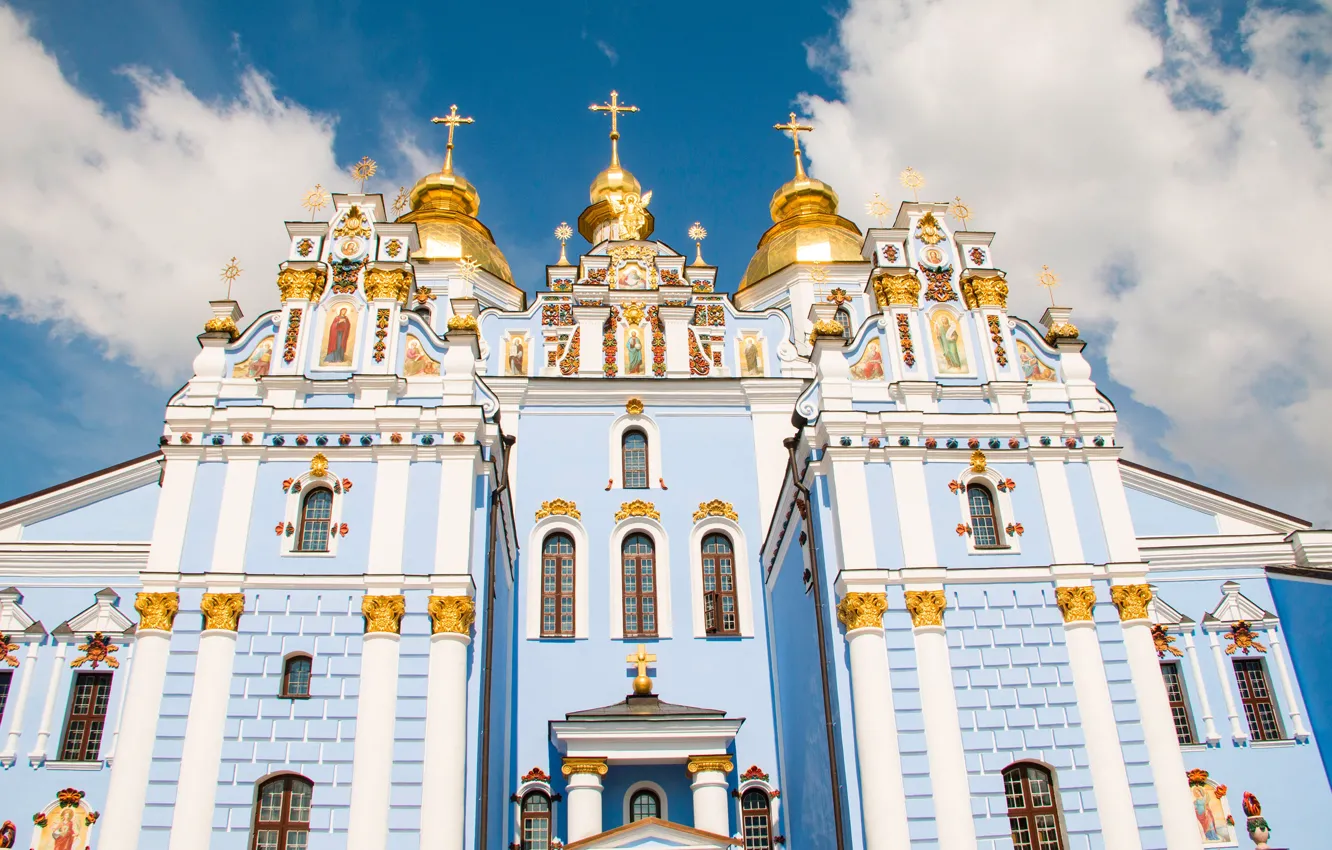 Photo wallpaper Church, temple, the dome, Ukraine, Kiev, Ukraine, Kiev, Temples