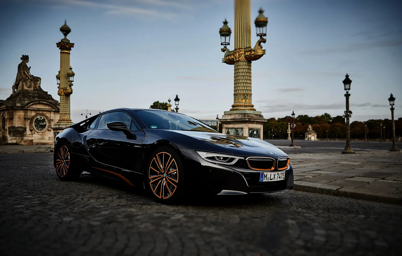 Photo wallpaper BMW, area, i8, 2019, i8 Coupe, Ultimate Sophisto Edition