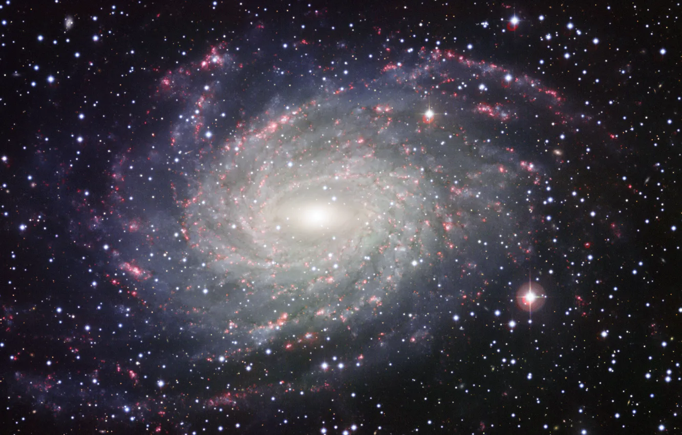 Photo wallpaper spiral galaxy, like the milky Way, NGC 6744