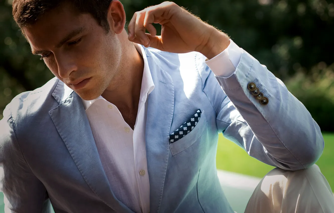 Photo wallpaper male, guy, jacket, Pal Zileri