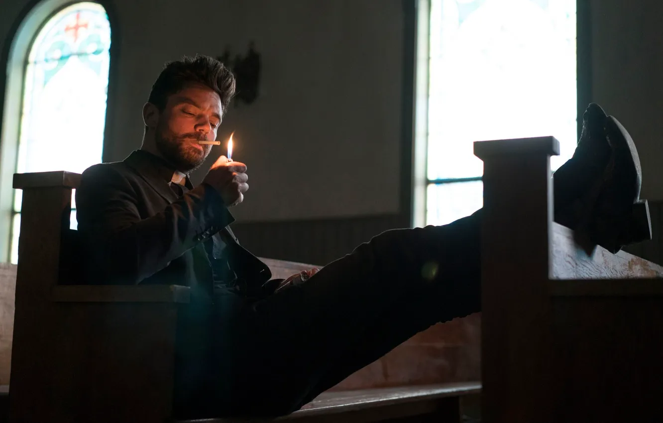 Photo wallpaper shepherd, Dominic Cooper, Preacher, The preacher, Dominic Cooper