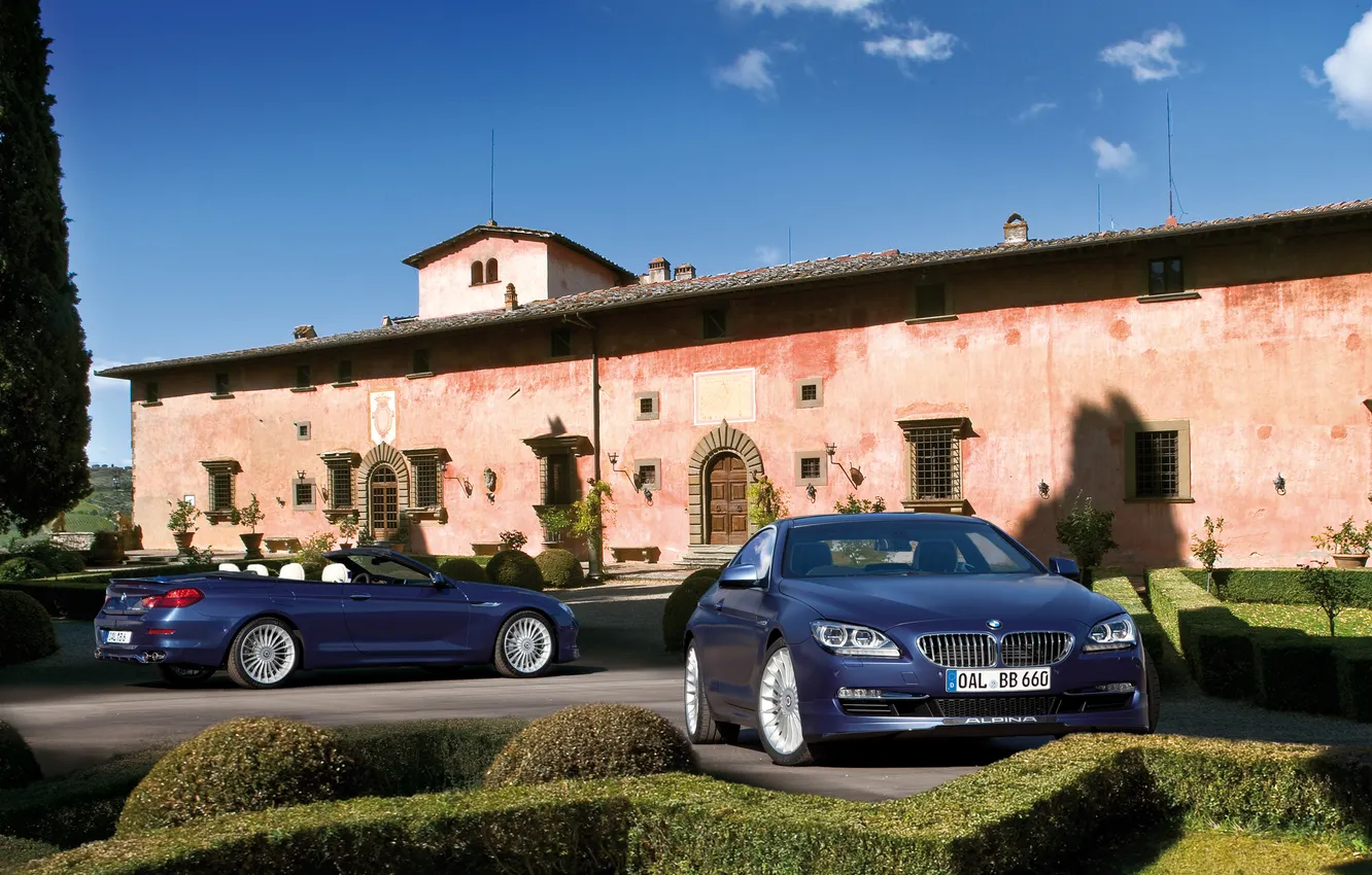 Photo wallpaper auto, building, BMW, Coupe, Biturbo, Alpina