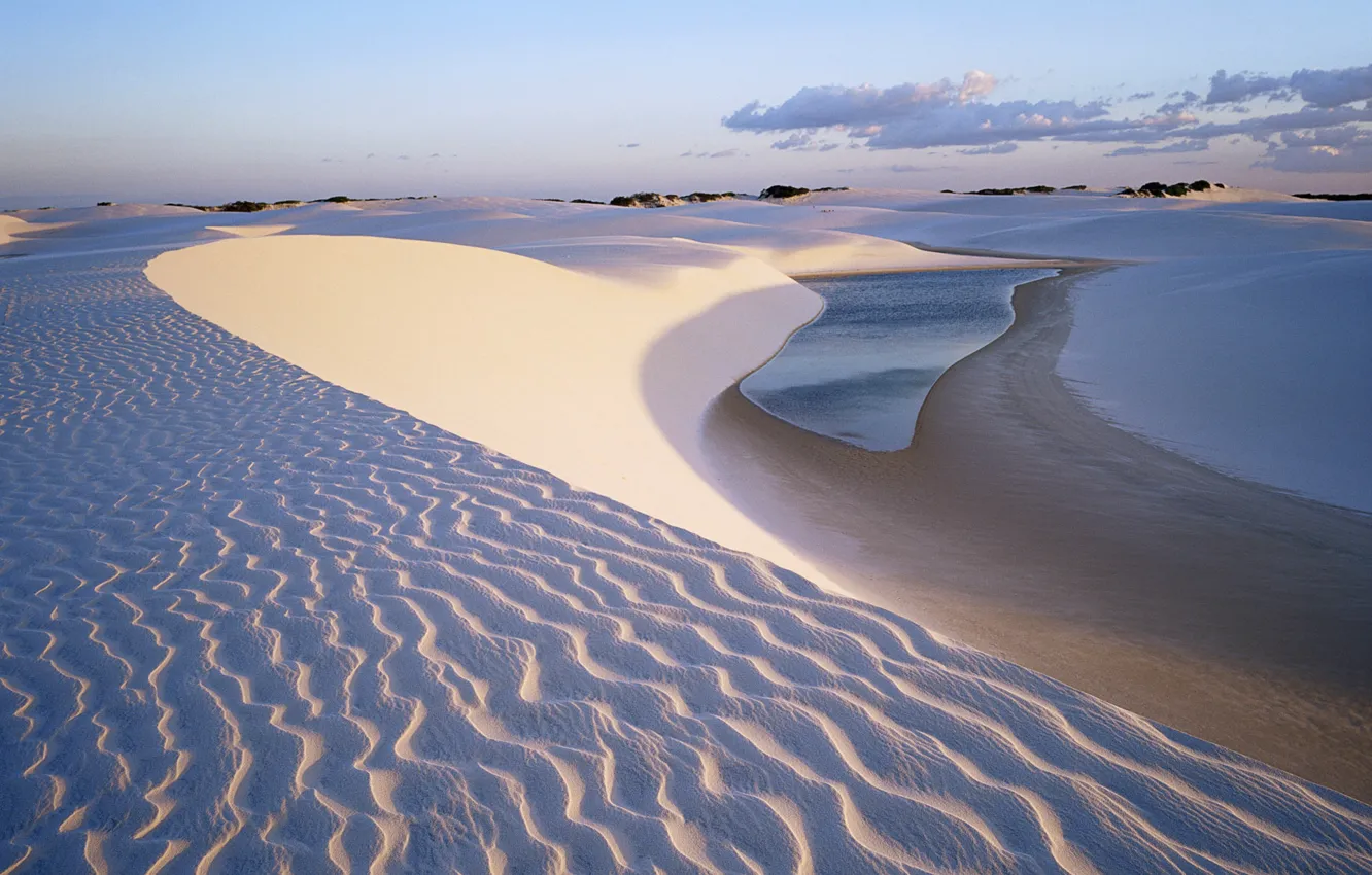 Photo wallpaper sand, desert, Brazil