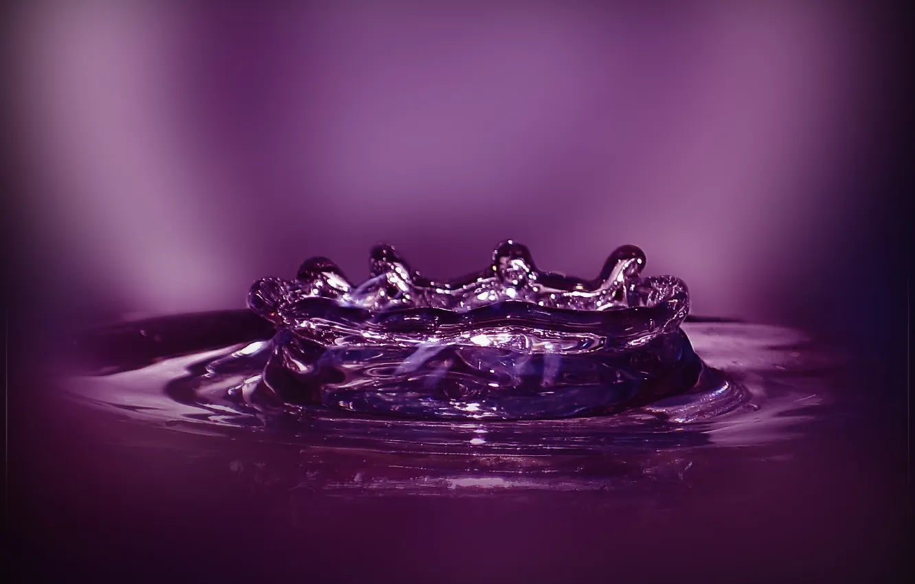 Photo wallpaper water, macro, squirt