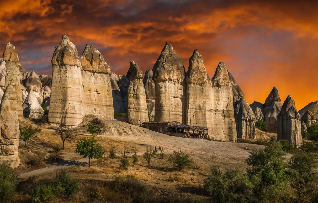 Photo wallpaper Turkey, Nevsehir, Love Valley, Goreme