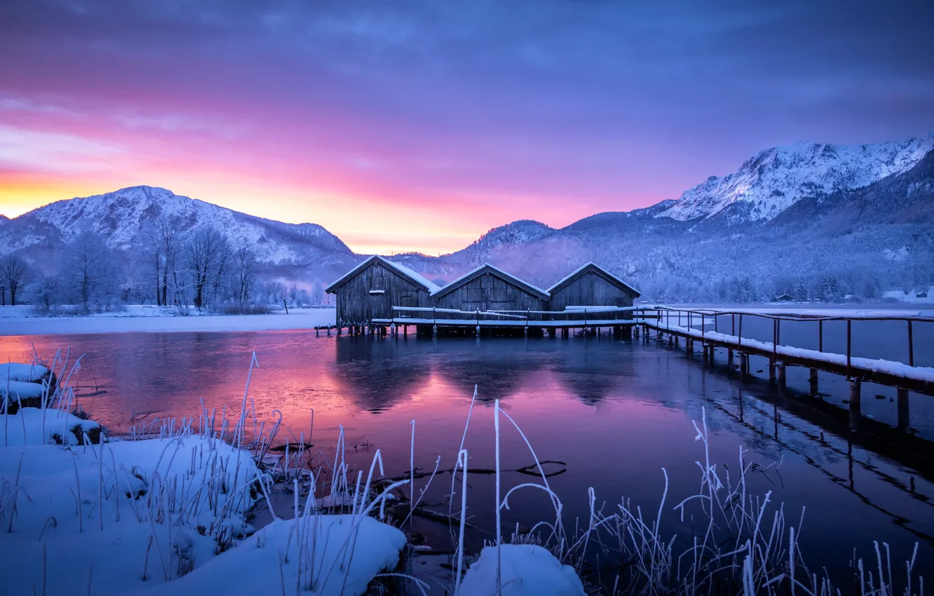 Photo wallpaper Germany, Bavaria, Schlehdorf