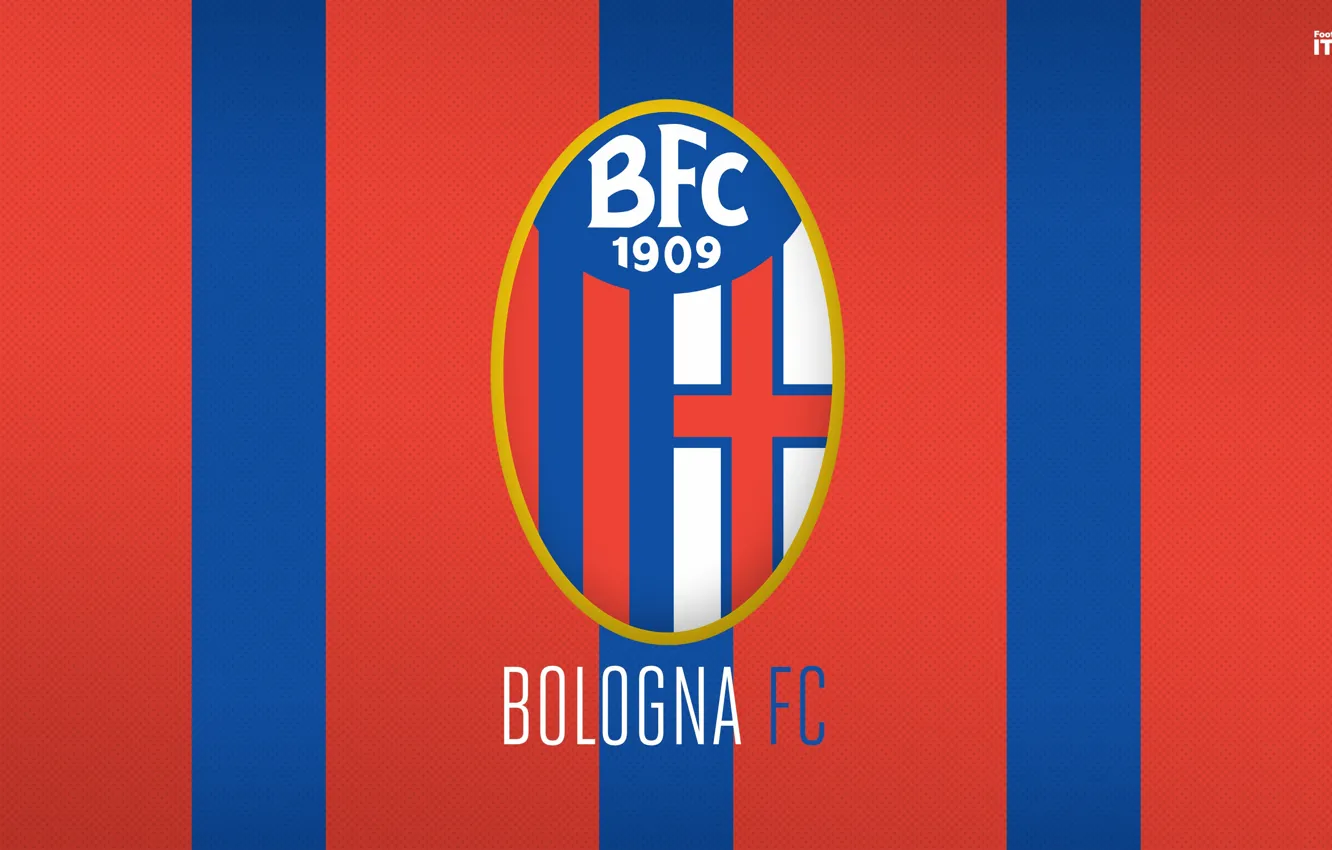 Photo wallpaper wallpaper, sport, logo, football, Italia, Bologna, Serie A
