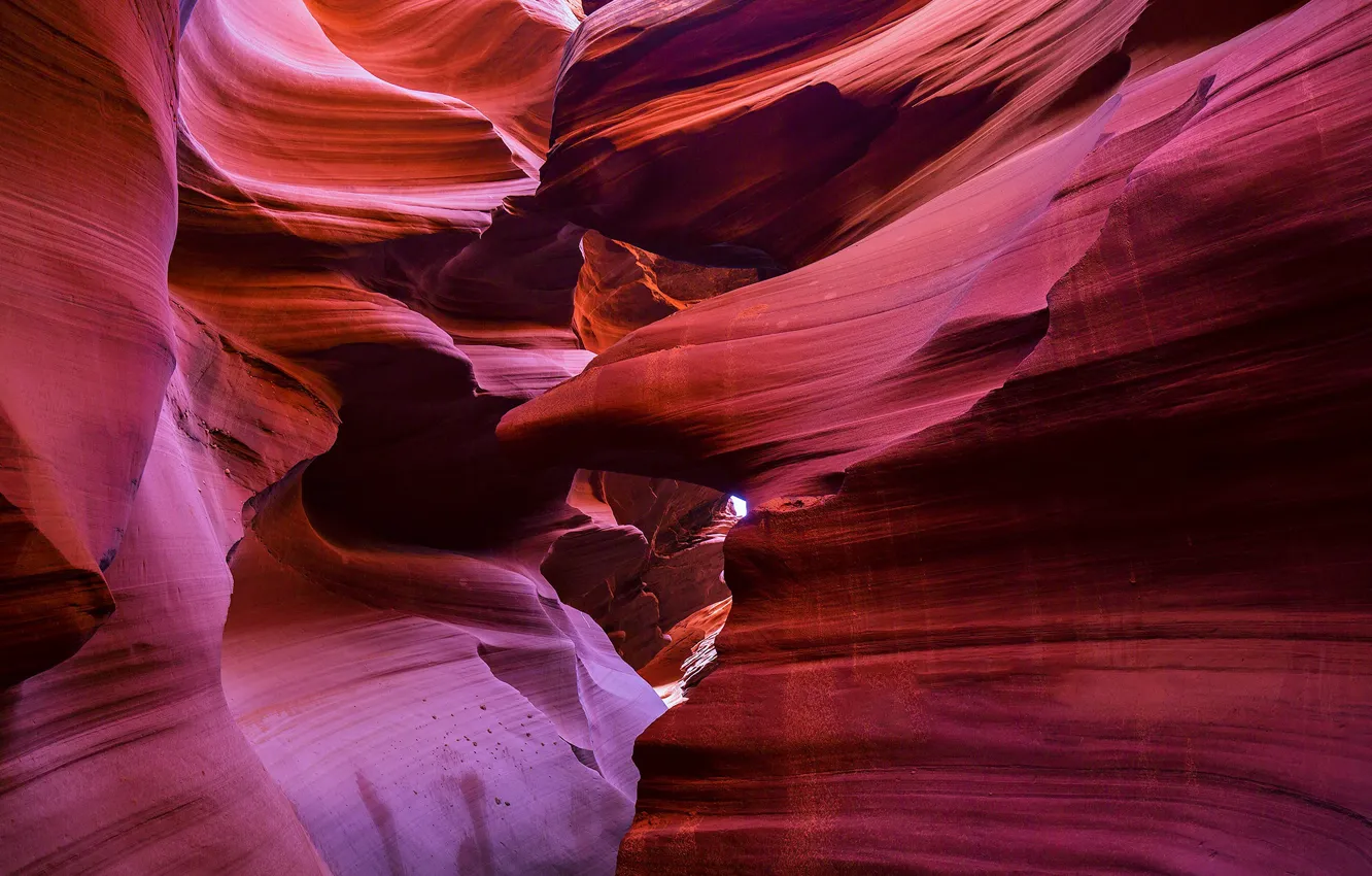 Photo wallpaper AZ, gorge, USA, antelope canyon