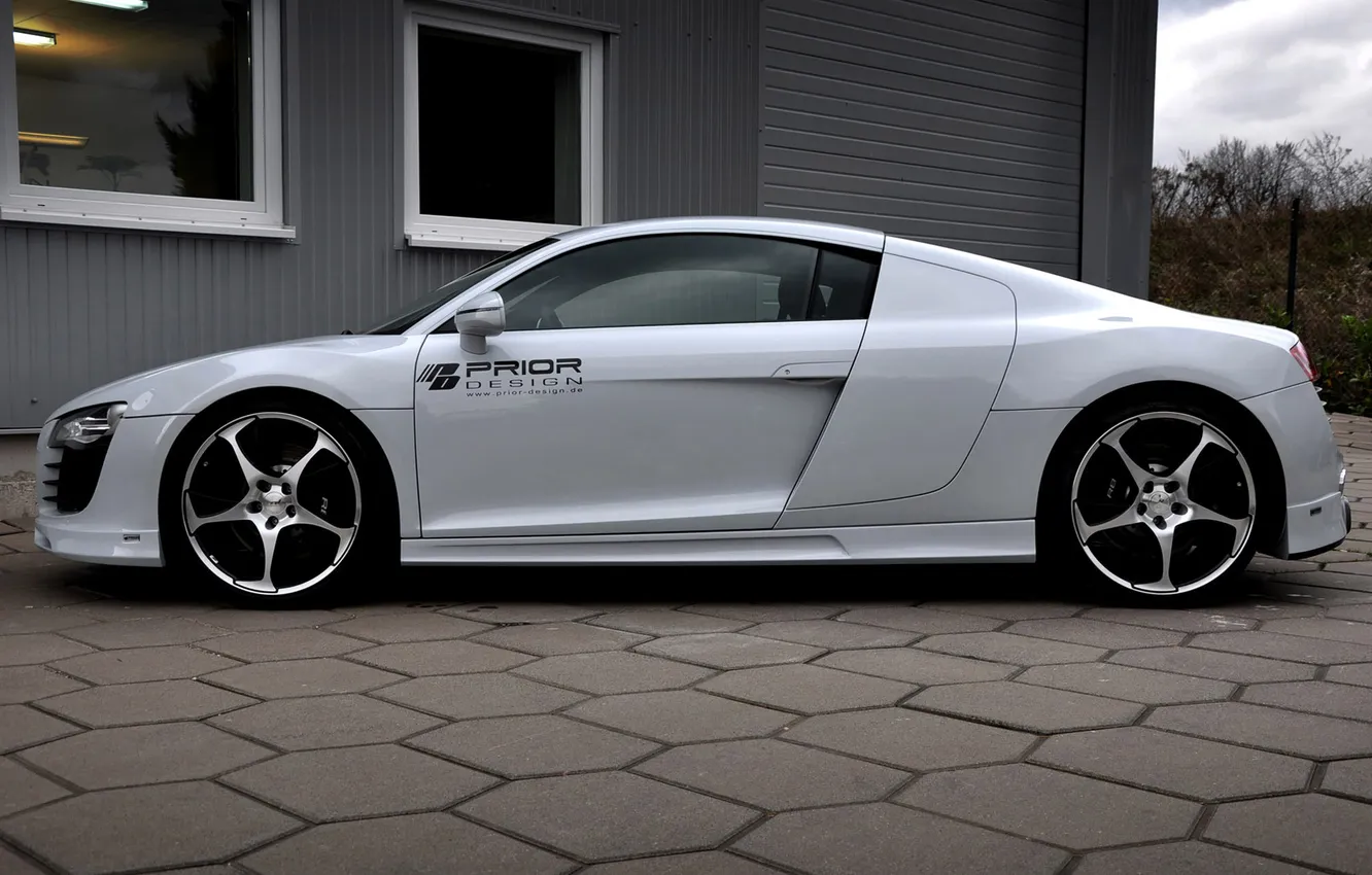 Photo wallpaper car, machine, tuning, Prior Design, Audi R8 Carbon Limited Edition, 2000x1273