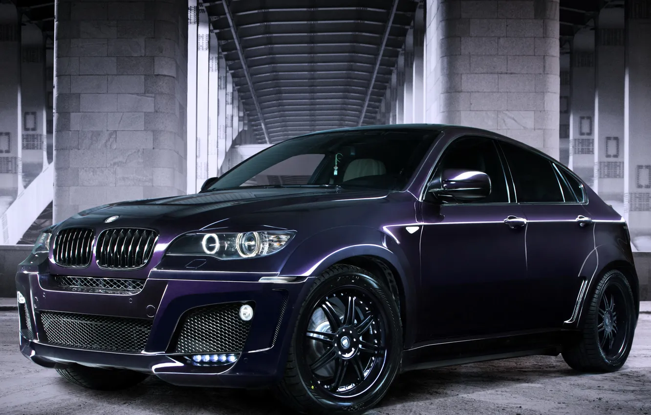 Photo wallpaper car, machine, auto, BMW, Lumma