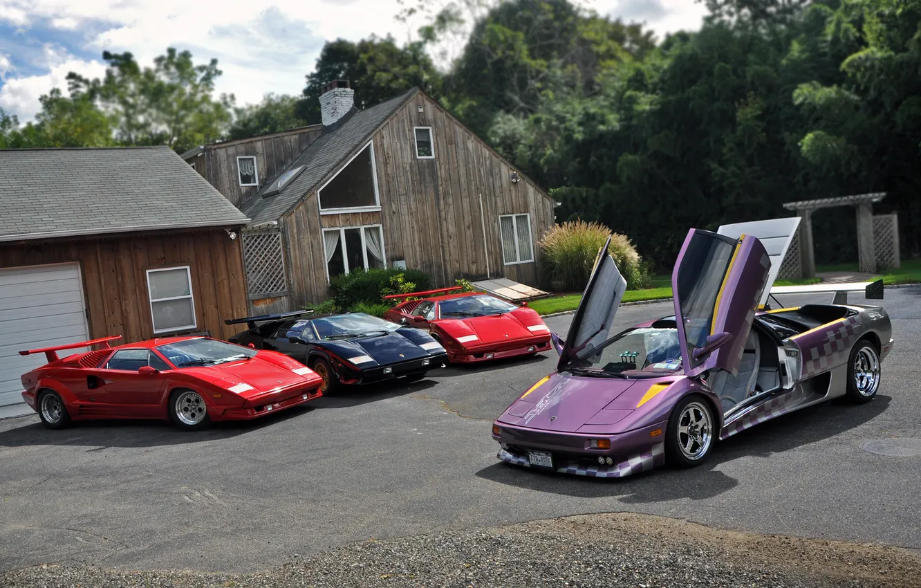 Photo wallpaper home, yard, collection