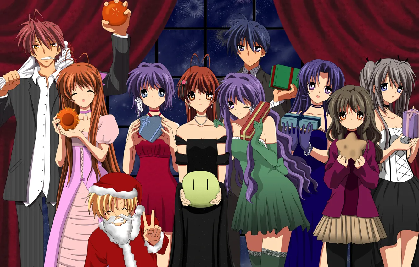 Photo wallpaper party, Clannad, Clannad