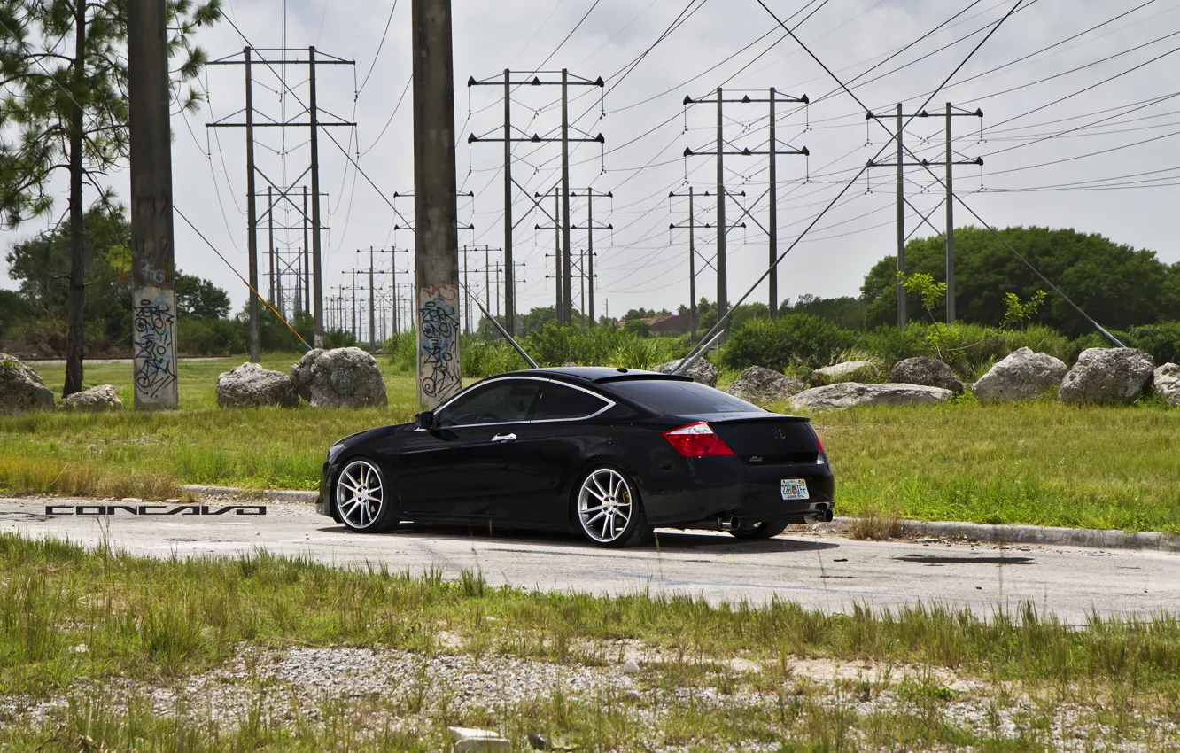 Photo wallpaper posts, lights, Honda, Accord, Coupe, Wheels, Concave, CW-S5