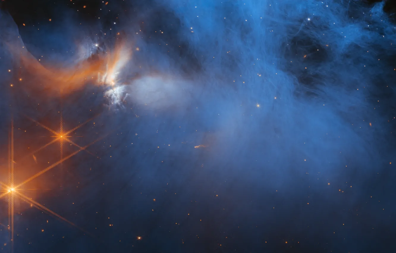 Photo wallpaper Stars, Space, Molecular cloud, James Webb Space Telescope, James Webb Space Telescope, Space Observatory, Darkest …