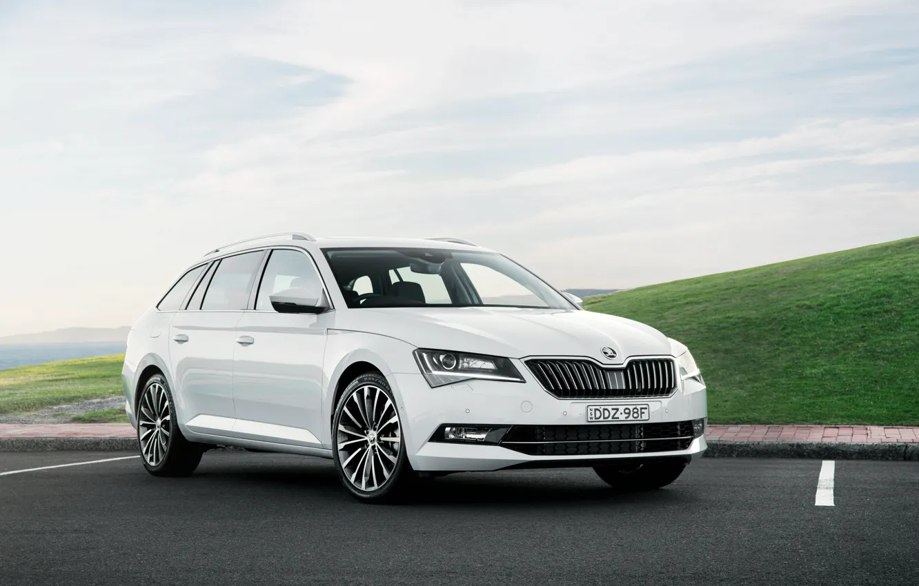 Photo wallpaper Skoda, Skoda, Superb, superb