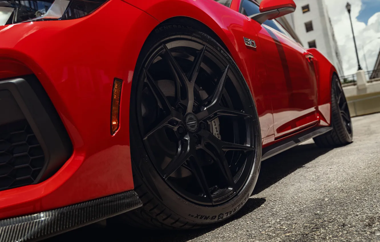 Photo wallpaper car, Mustang, wallpaper