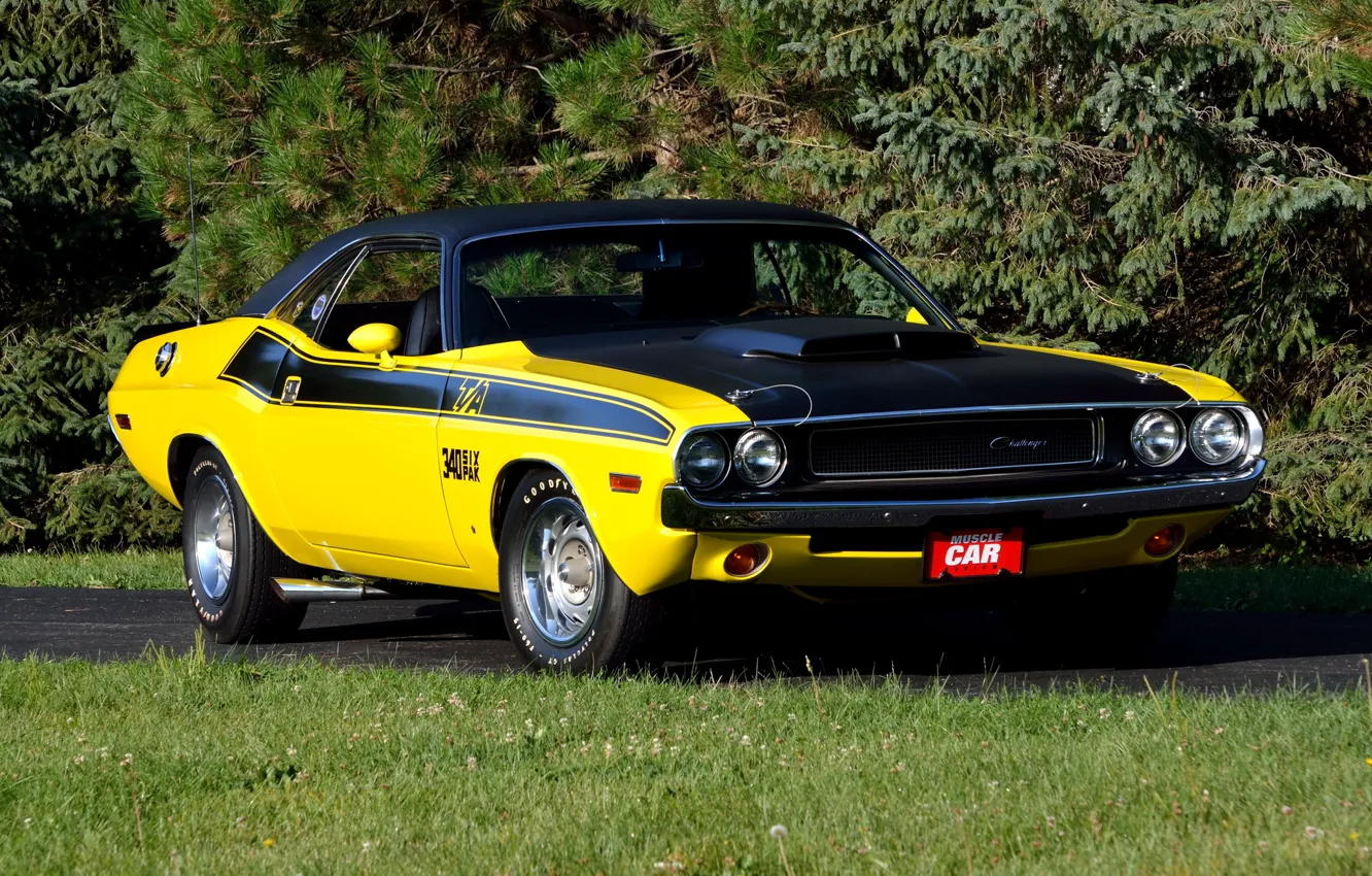 Photo wallpaper car, Dodge, Challenger