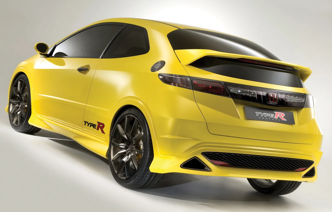 Photo wallpaper Concept, coupe, 2006, the concept car, Honda, Civic Type-R, Honda Civic Type-R Concept