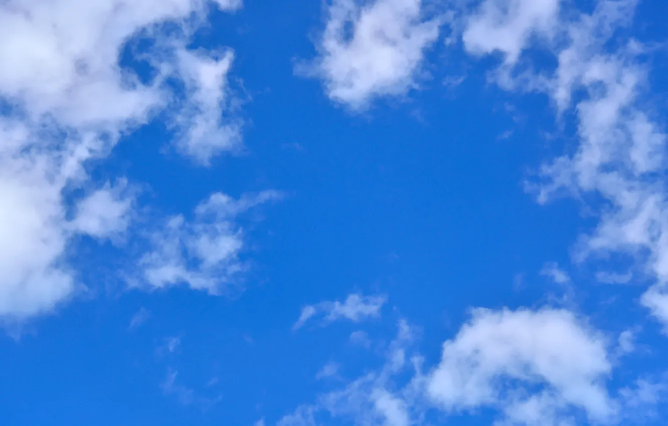 Photo wallpaper the sky, clouds, clear weather, nature