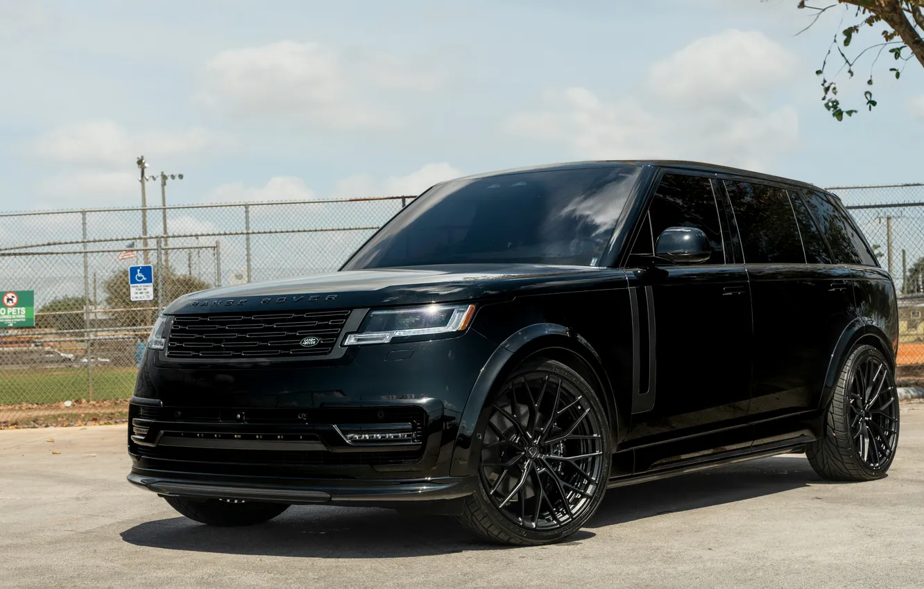 Photo wallpaper Range Rover, Green, Range Rover Sport, ANRKY Wheels