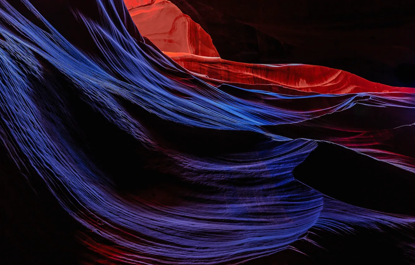 Photo wallpaper AZ, gorge, USA, antelope canyon