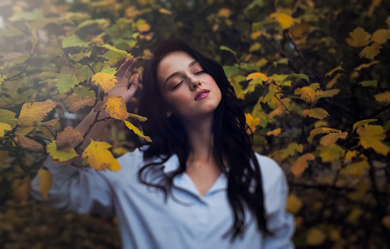 Wallpaper pose, hair, Girl, Lenar Abdrakhmanov, Anastasia Zaitseva for ...