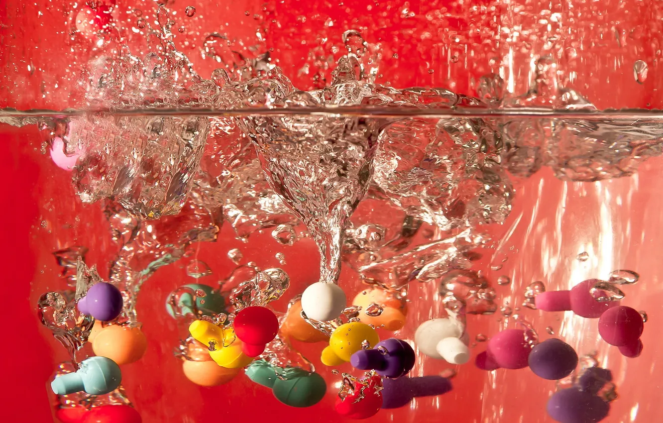 Photo wallpaper water, background, figure