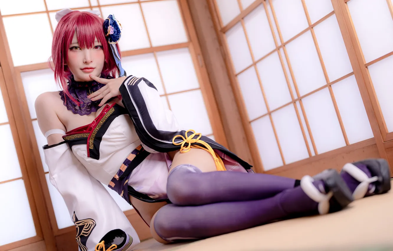 Photo wallpaper model, women, cosplay, asian, women indoors, Fantasy Factory