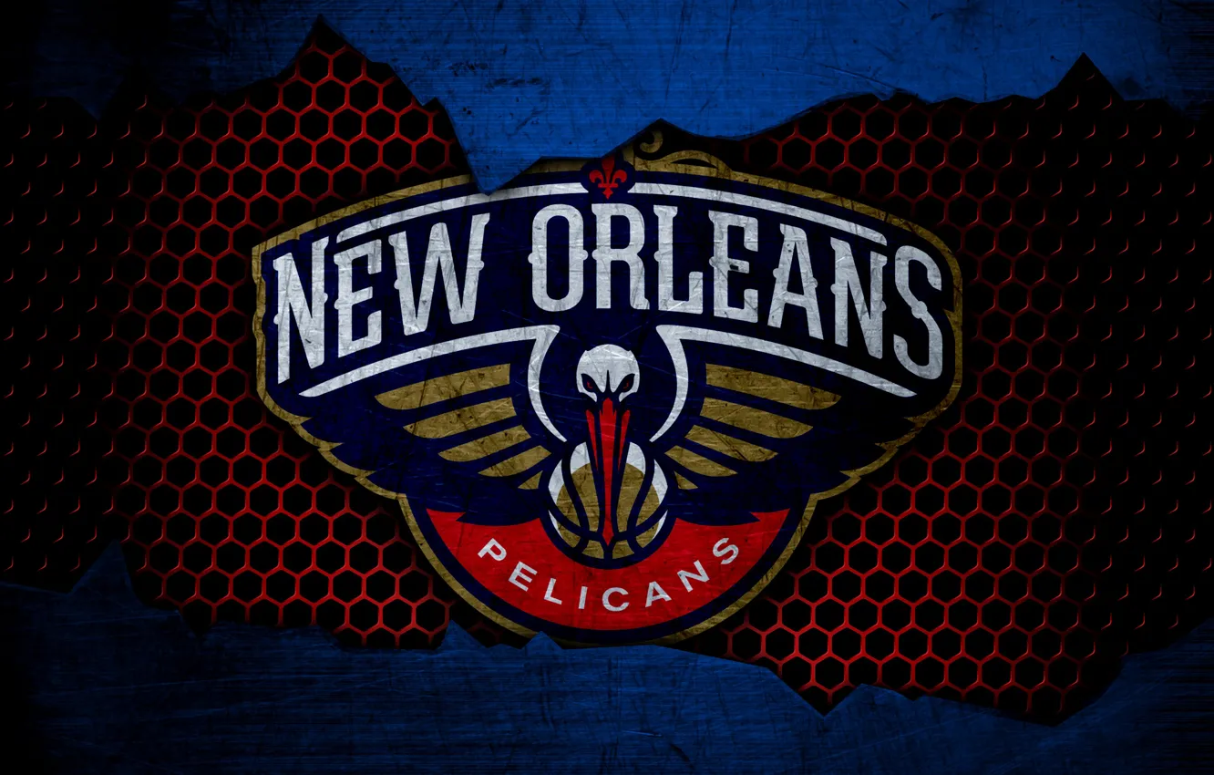 Photo wallpaper wallpaper, sport, logo, basketball, NBA, New Orleans Pelicans