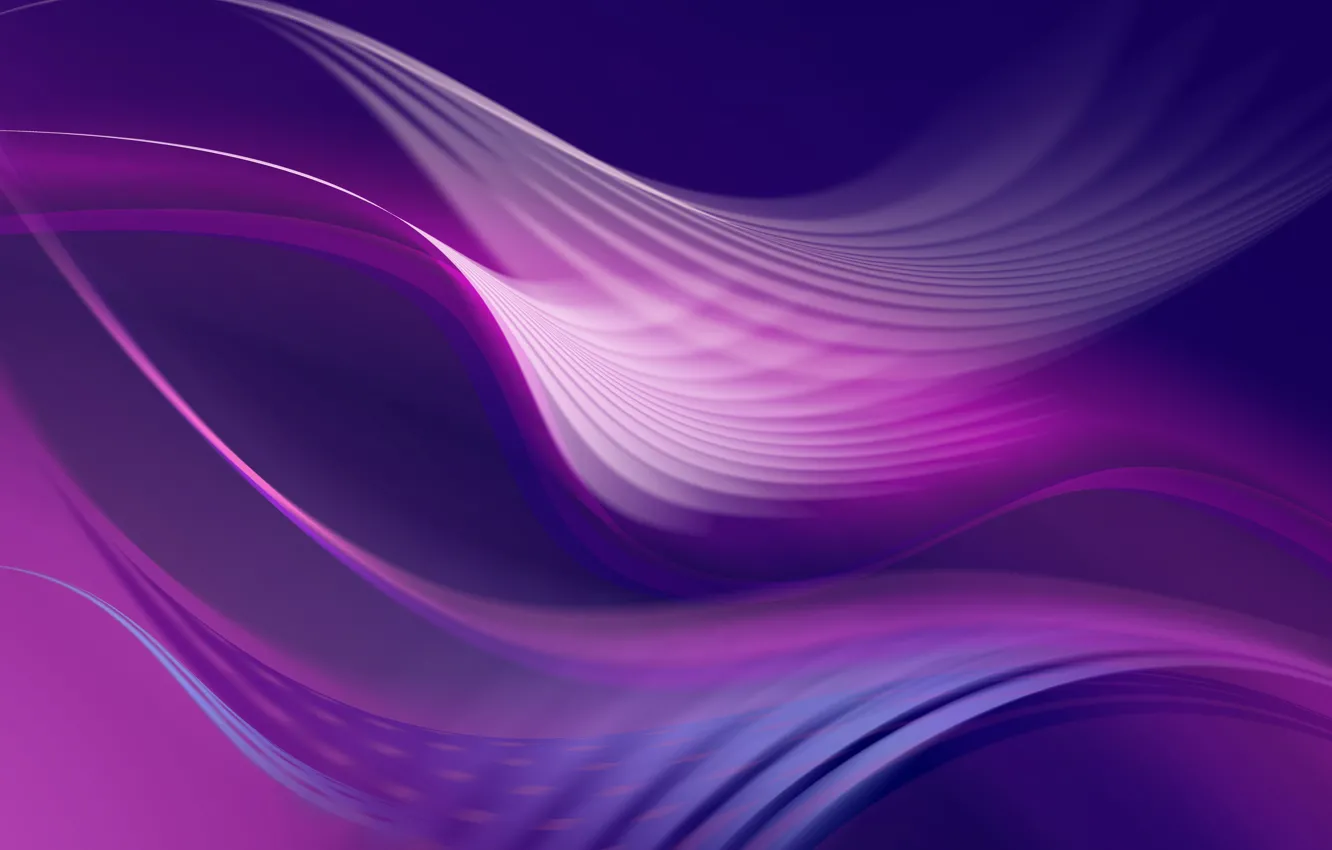 Photo wallpaper Stream, Wave, Energy, Abstract purple