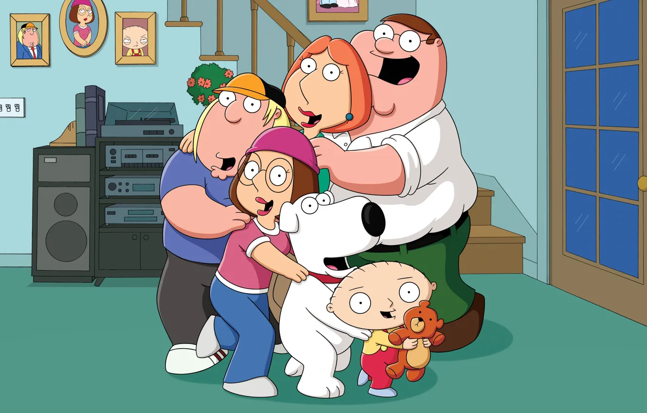 Photo wallpaper Family guy, Stewie, Chris, Megatron, Family Guy, Cartoon, Peter, Chris