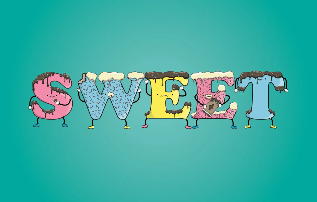 Photo wallpaper food, candy, sweets, caramel